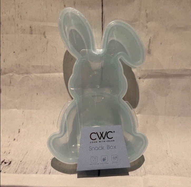 NWT Cook With Color Bunny Snack Box Container BUNDLE