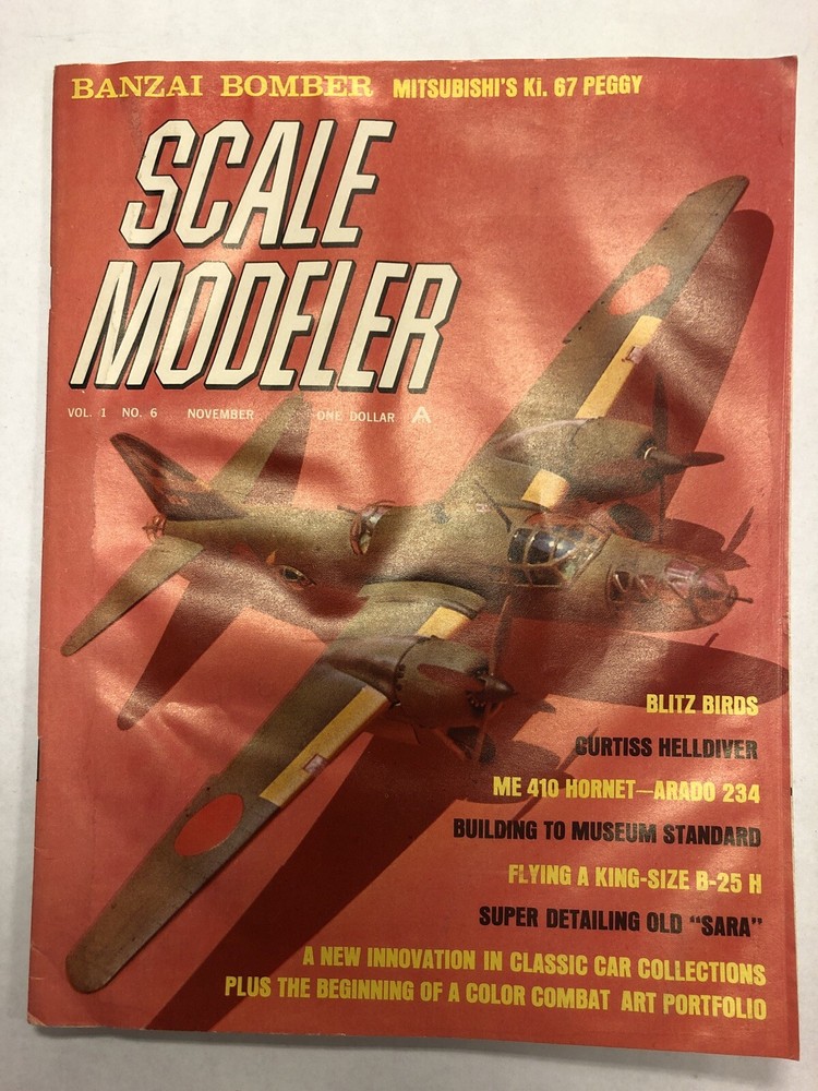 November 1966 Issue of Scale Modeler Magazine