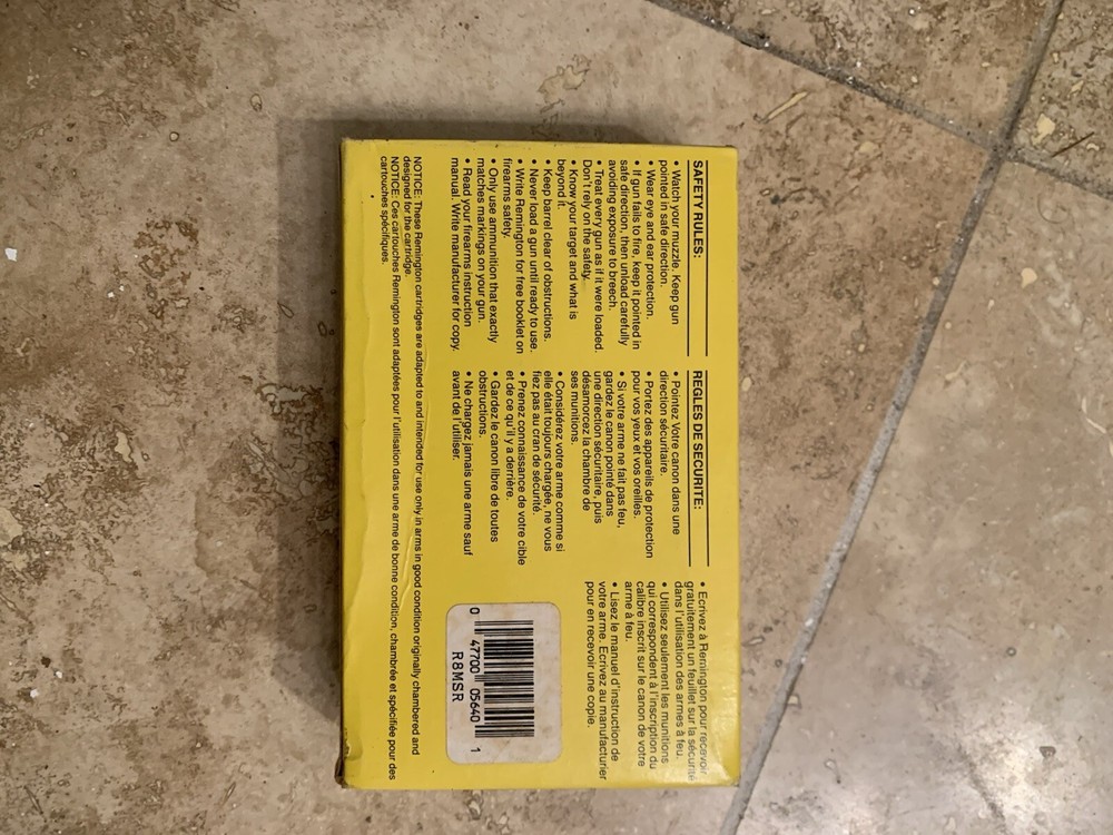 Remington 8mm Mauser Ammo Box Empty 170 Grain Softpoint