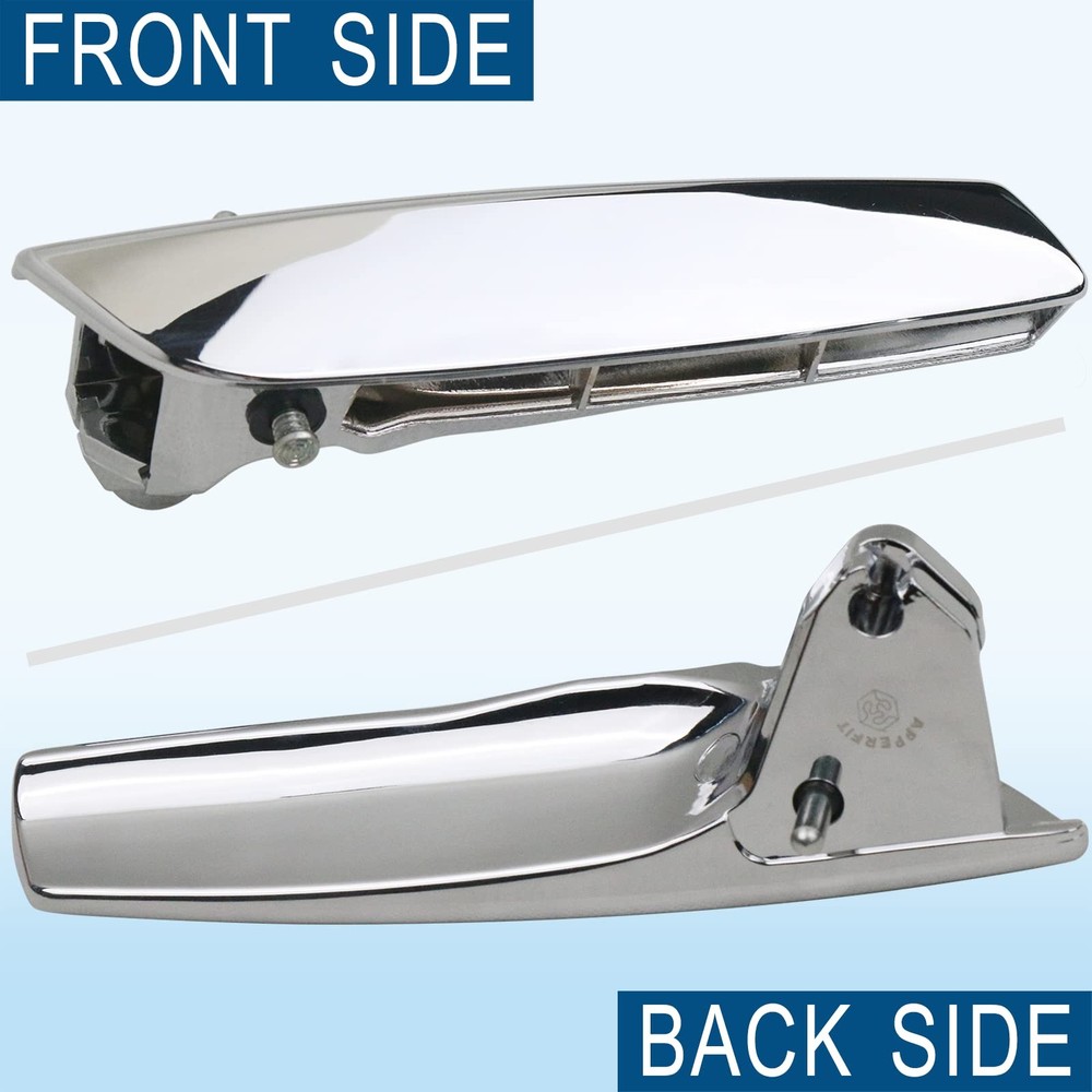 APPERFiT Interior Door Handle Lever for M2, Chrome Handle-2pcs