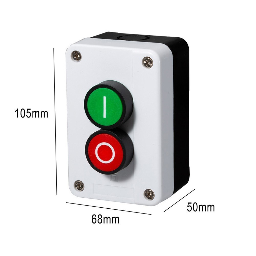 Ergonomic Push Button Station Switch with Box for Remote Motor Control