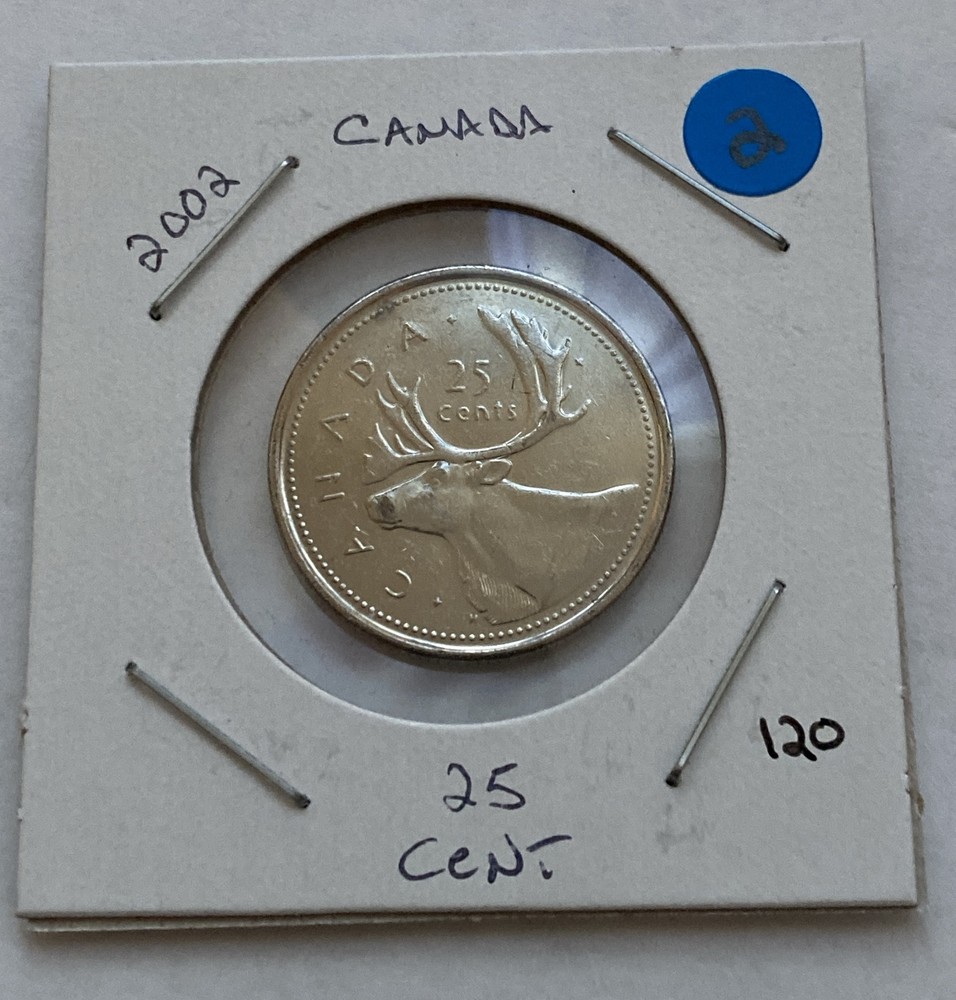 2002 Canada 25 Cent  Coin