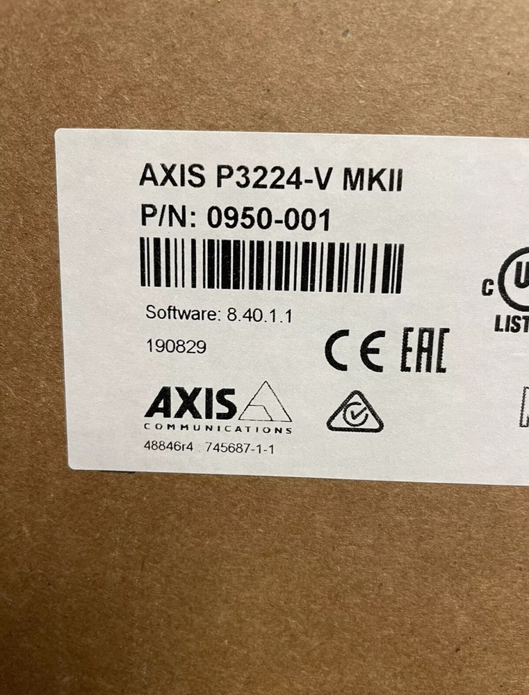 AXIS P3224-V MKII Network Camera Security Surveillance camera- NEW IN SEALED BOX