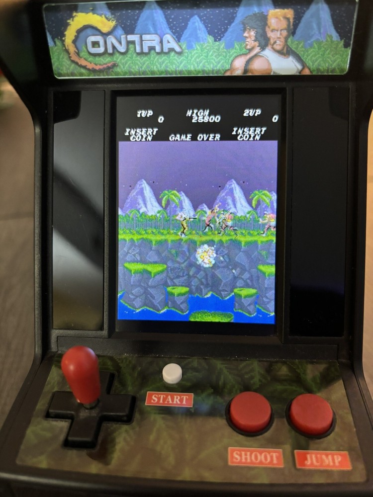 My Arcade Contra Micro Player, Fully Playable, Allows CO/VS Link for CO-OP
