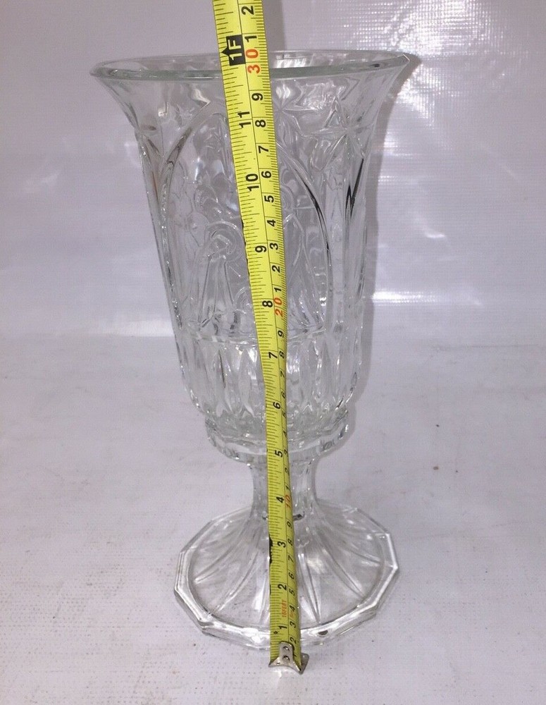 Unique Mary and Joseph Pattern Crystal Candlestick Holder - 2 pcs - Great Find!