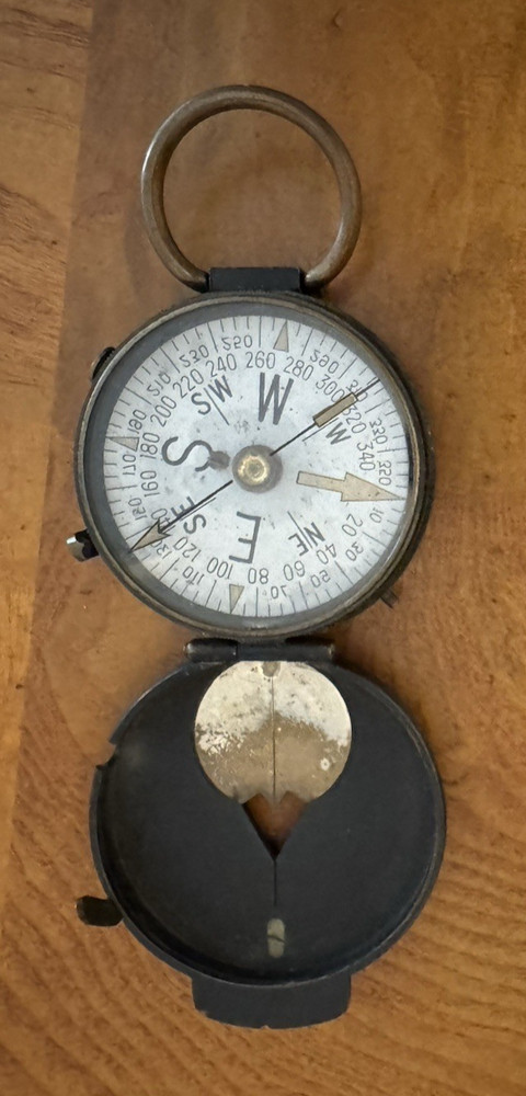 WWI ~ U.S. Engineer Corps ~ Compass ~ Plan Ltd. Neuchatel Switzerland