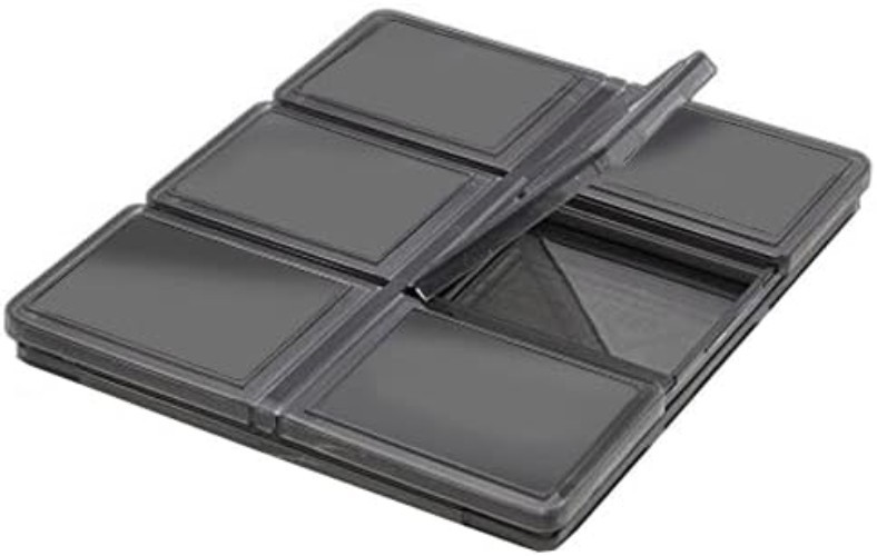 Compact 3 Pack SD Memory Card Cases - Hard Plastic, Lightweight & Functional