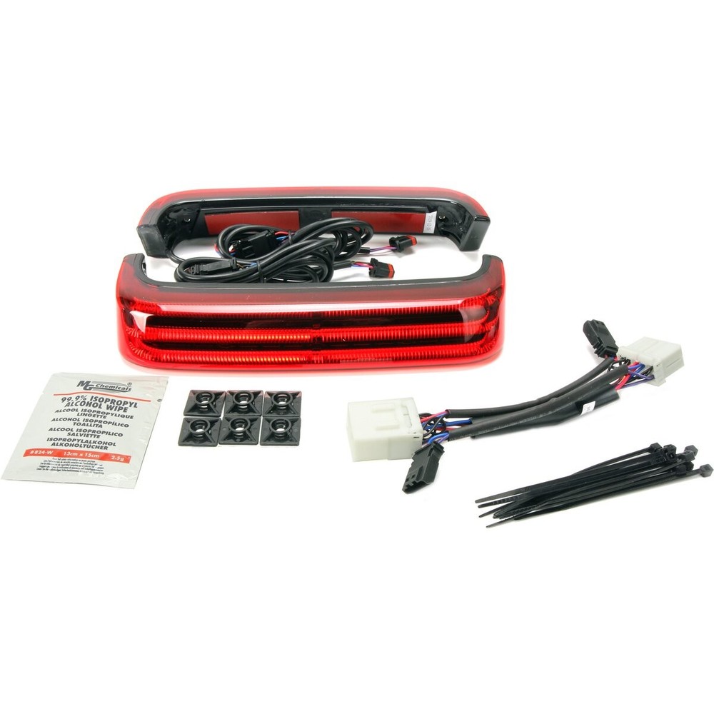 Custom Dynamics Black/Red LED Sequential Saddlebag Lights - PB-SBSEQ-HD-BR