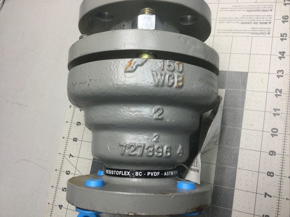 Kynar 2” Poppet Check Valve 150 LB Horizontal - (LDLL4E)