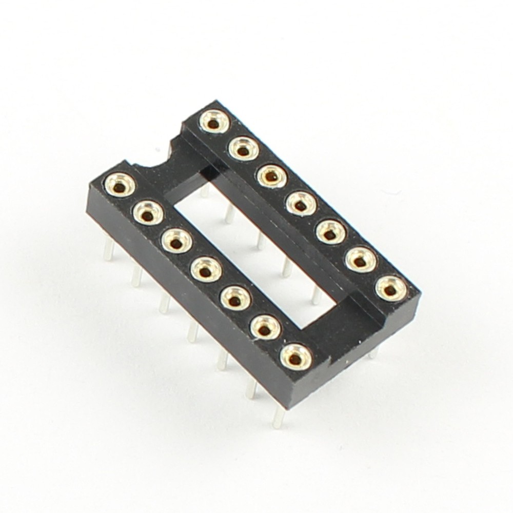 10Pcs New 14 Pin Round DIP IC Socket Adapter