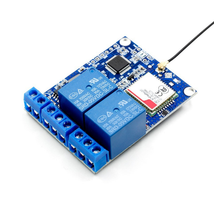 GSM-2 SMS controller mobile phone remote control switch water pump control