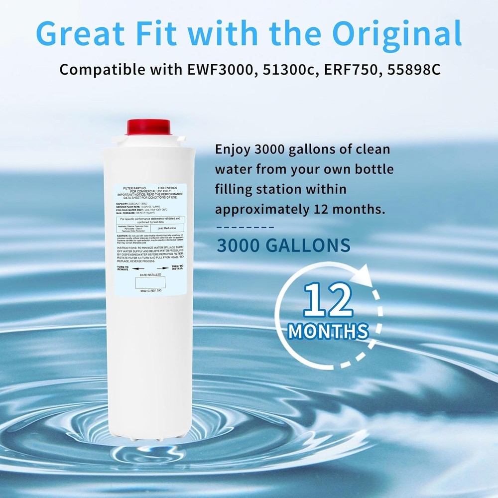 Fit For Elkay 51300C WaterSentry Plus Replacement Filter 2 PACK New