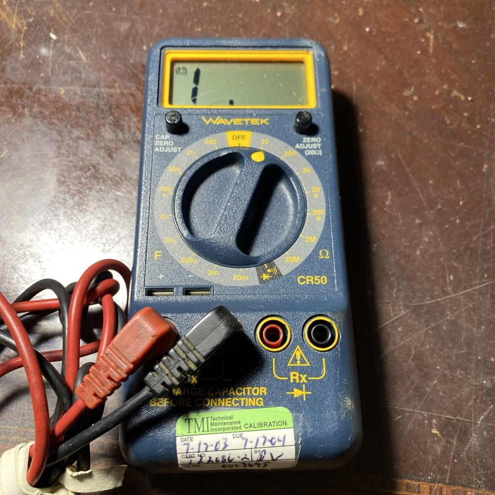 WAVETEK CR50 Full Range Capacitance & Resistance Meter