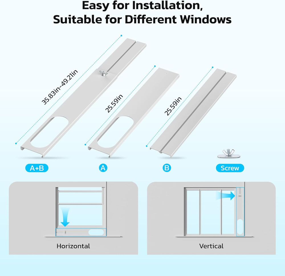 10000 BTU Portable Air Conditioners for Rooms up to 550 Sq.Ft, 4 Modes Portable