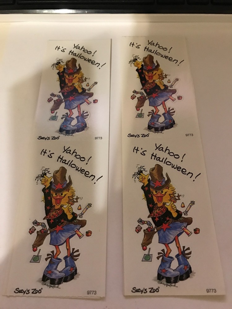 4 suzy's zoo modules stickers