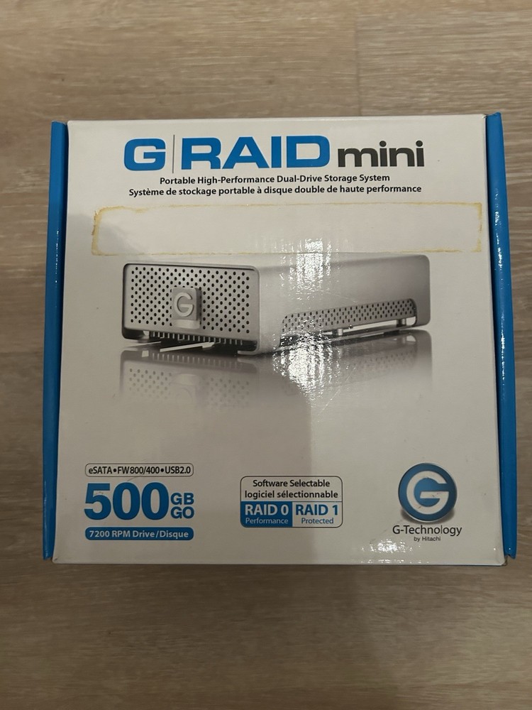 G-Technology G-Raid Mini 500GB Professional RAID Storage
