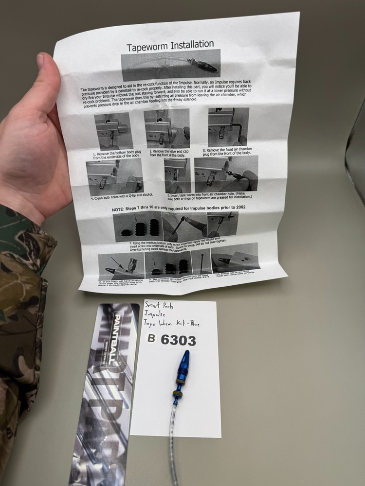 Smart Parts Impulse Tape Worm Kit-Blue