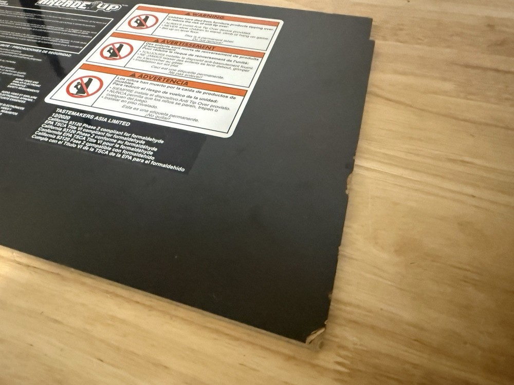 Arcade1Up Pacman 40th Anniversary Edition Panel H Only