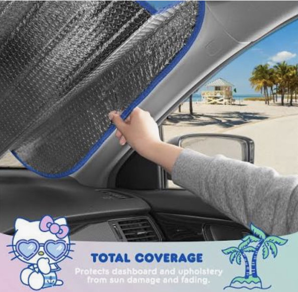 Hello Kitty Car Windshield Sunshade 57"X27"