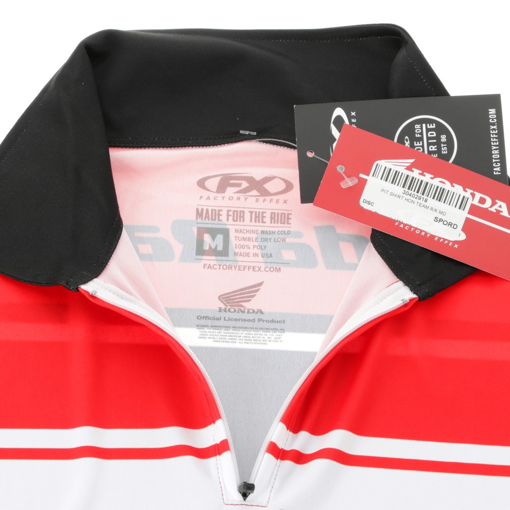 Honda Racing Team Pit Shirt Red/Black Medium