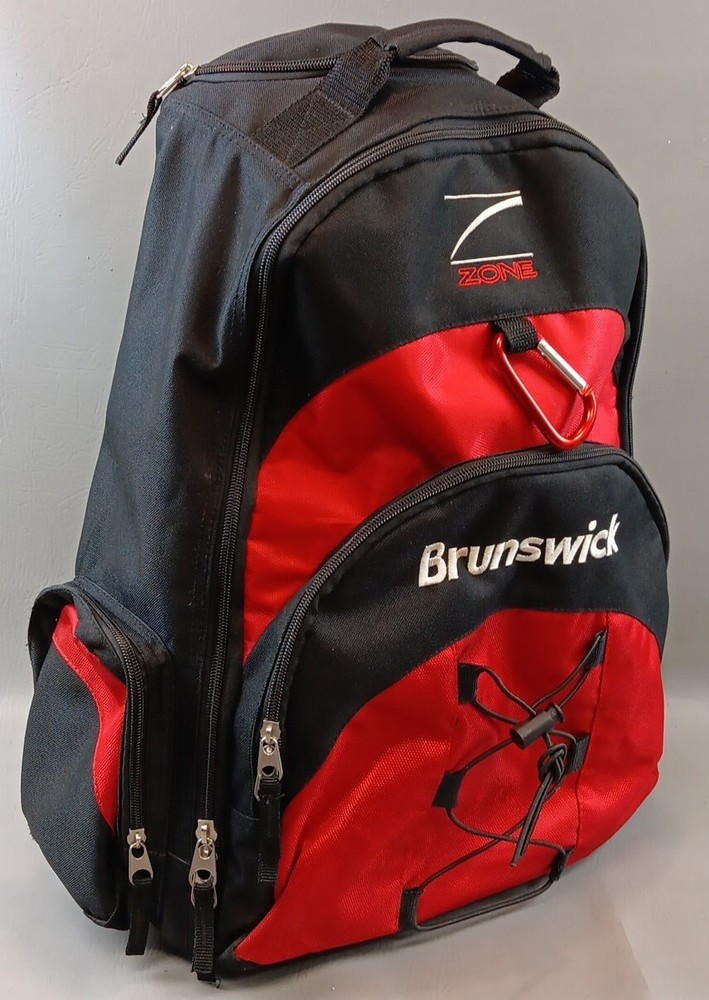 Brunswick Zone Rolling Ball Roller Red Bowling Bag Extending Handle