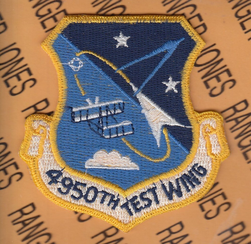 USAF Air Force 4950th Test Wing 3.25" patch c/e