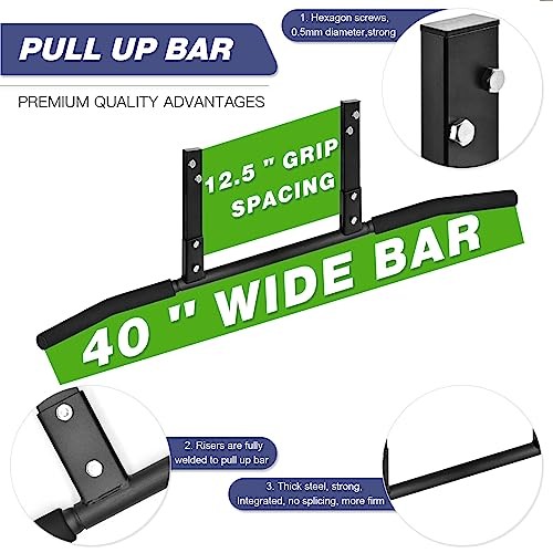 Pull Up Bar, Chin Up Bars Ceiling Mount, Workout A.Joist Mounted Pull Up Bar