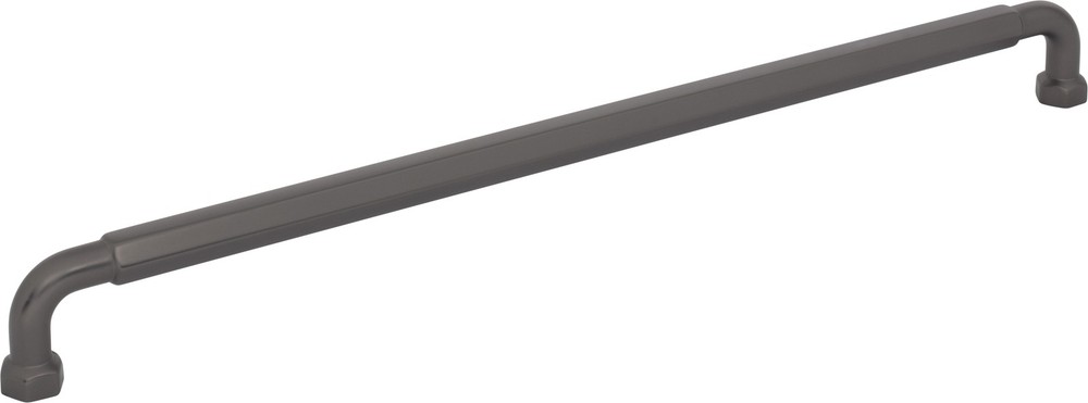 Top Knobs TK3206AG Dustin Pull 12" (c-c) - Ash Gray