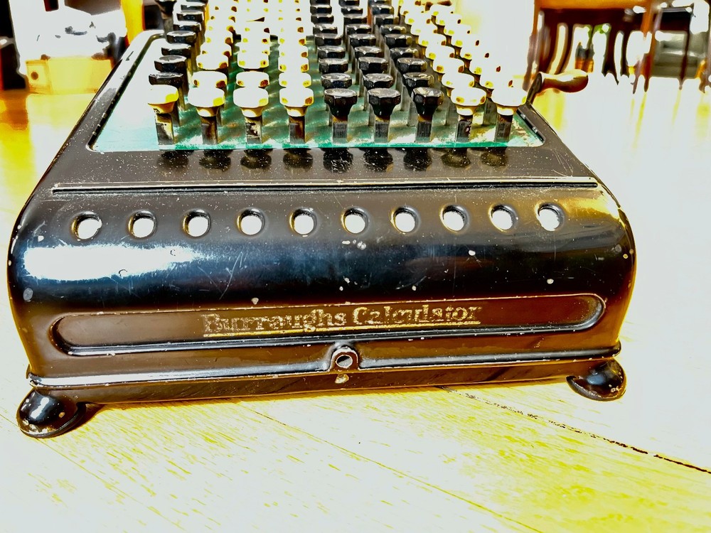 Antique Burroughs Class 5, 10 Column, Key-Driven (Comptometer) Calculator