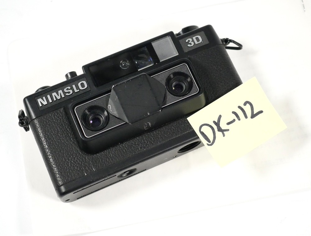 NIMSLO TECO 3D film camera modified for full frame - NOT WORKING missing bat cap
