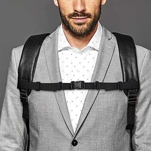 Tenalleys 2 Pieces Backpack Chest Strap Adjustable Chest Harness Backpack