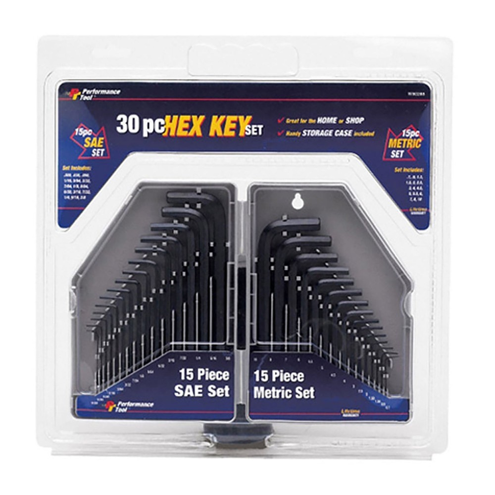 Performance Tool Hex Key Set - 30-Piece W80288