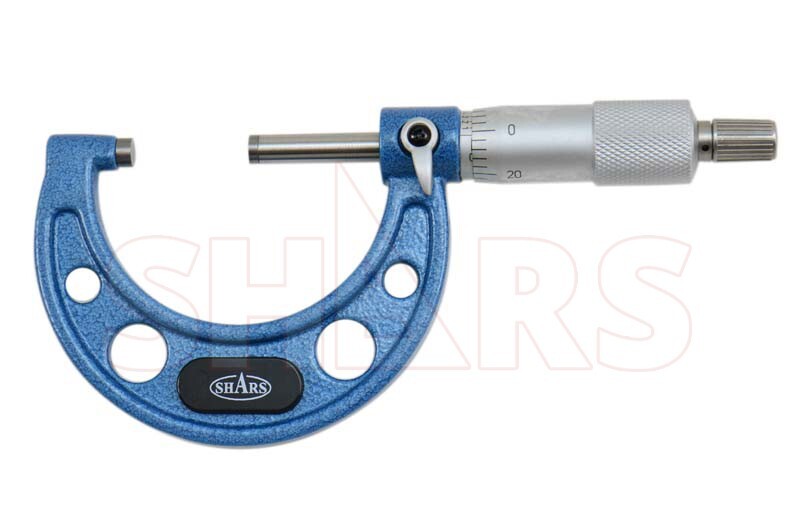 SHARS 0-4" Solid Metal Frame Micrometer Set NEW L}