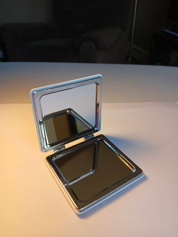 Diamond Dots Painting - COMPLETED Tiger Print Compact Mirror