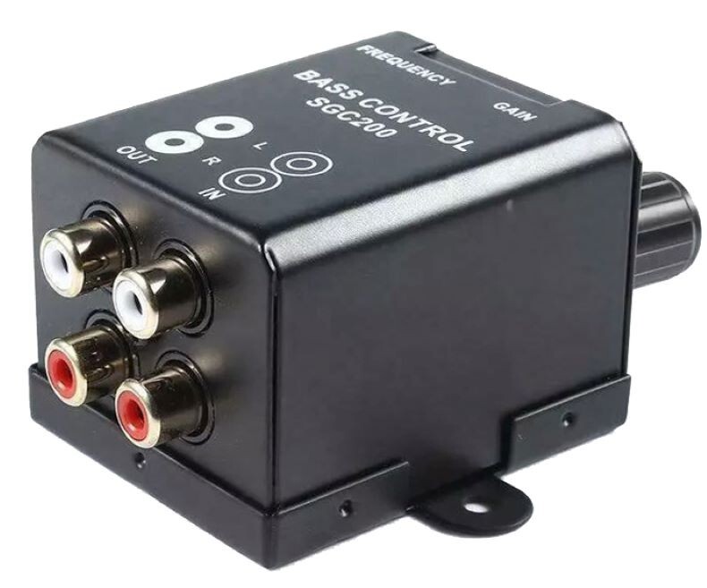Easy Bass Level Controller Dial Inline RCA Level Remote for Amp Subwoofer