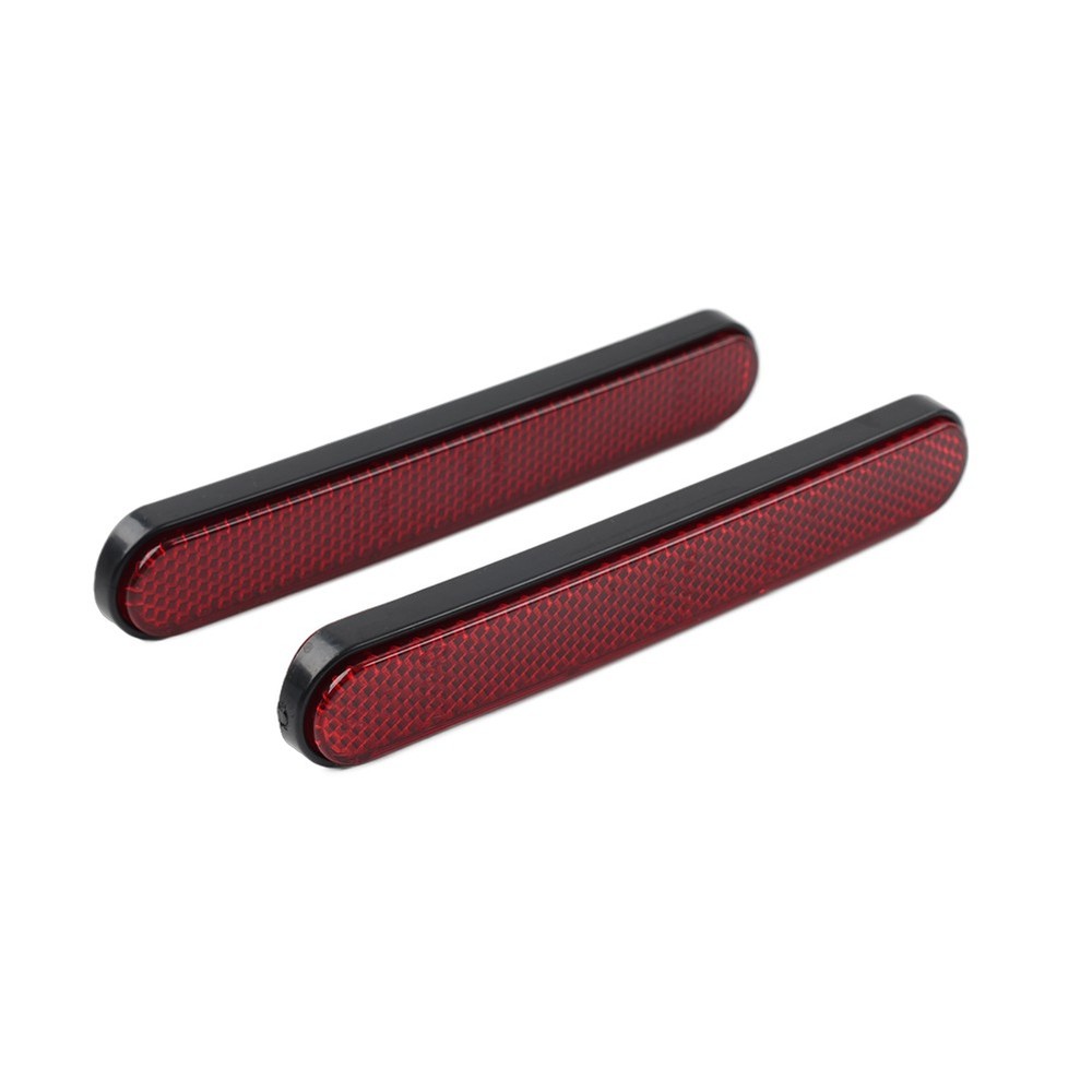 2PCS Universal Front Rear Fork Leg Reflective Reflector Sticker For Harley
