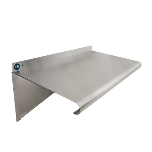 stainless steel wall mount shelf