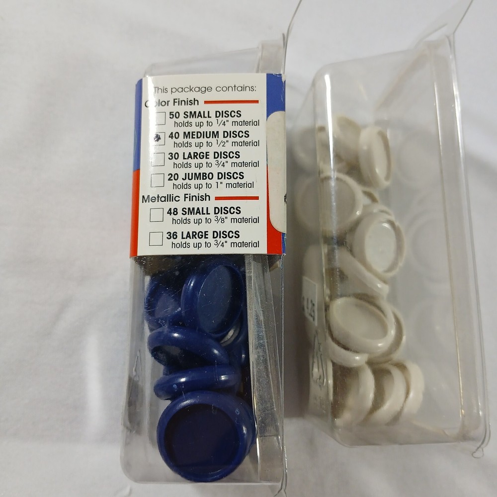 Hand Punch and Binding Discs (230) for Creating Journal or Planner by Rollabind