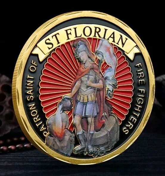 Firefighter St. Florian Challenge Coin Collectable