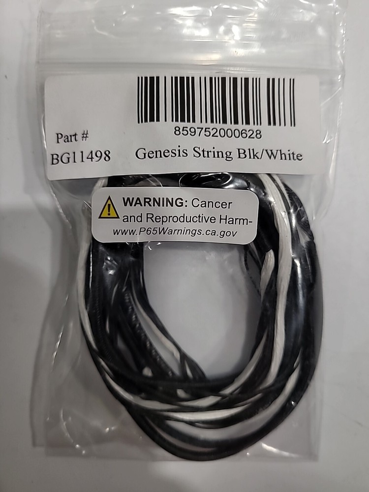 Genesis Bowstring Black/White # BG11498