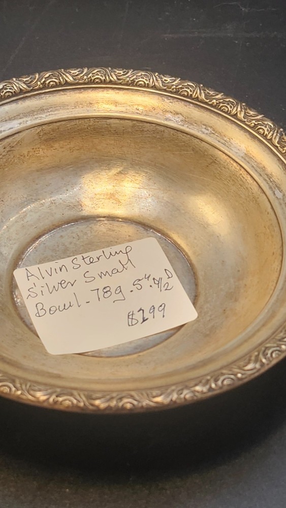 Alvin Sterling Silver Small Bowl