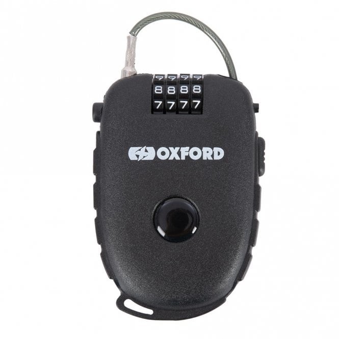 Oxford Motorcycle Security Lock - Retra Cable (LK100)