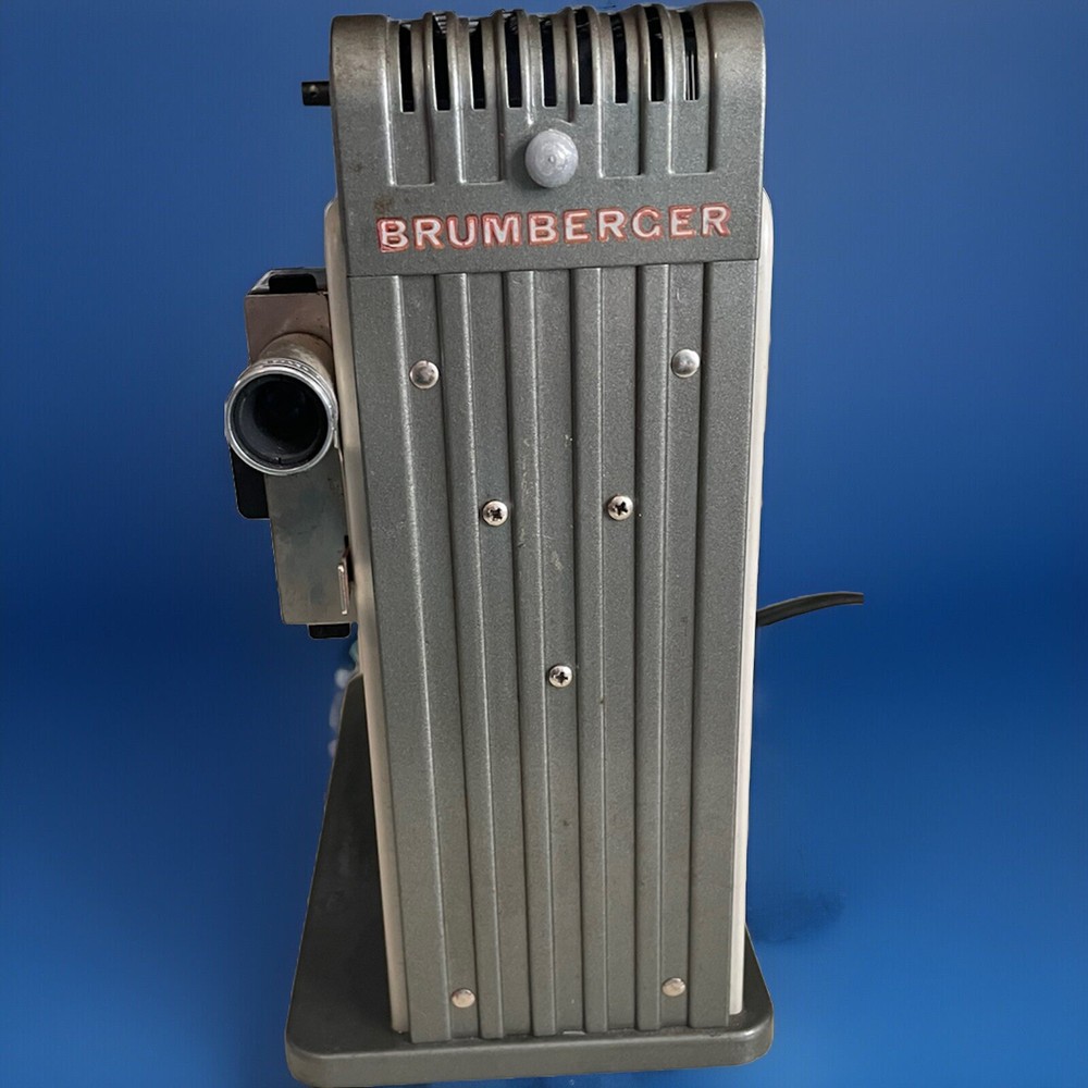 Brumberger 8mm Cine Projector Model 1503 - Powers On - Untested - Read Below