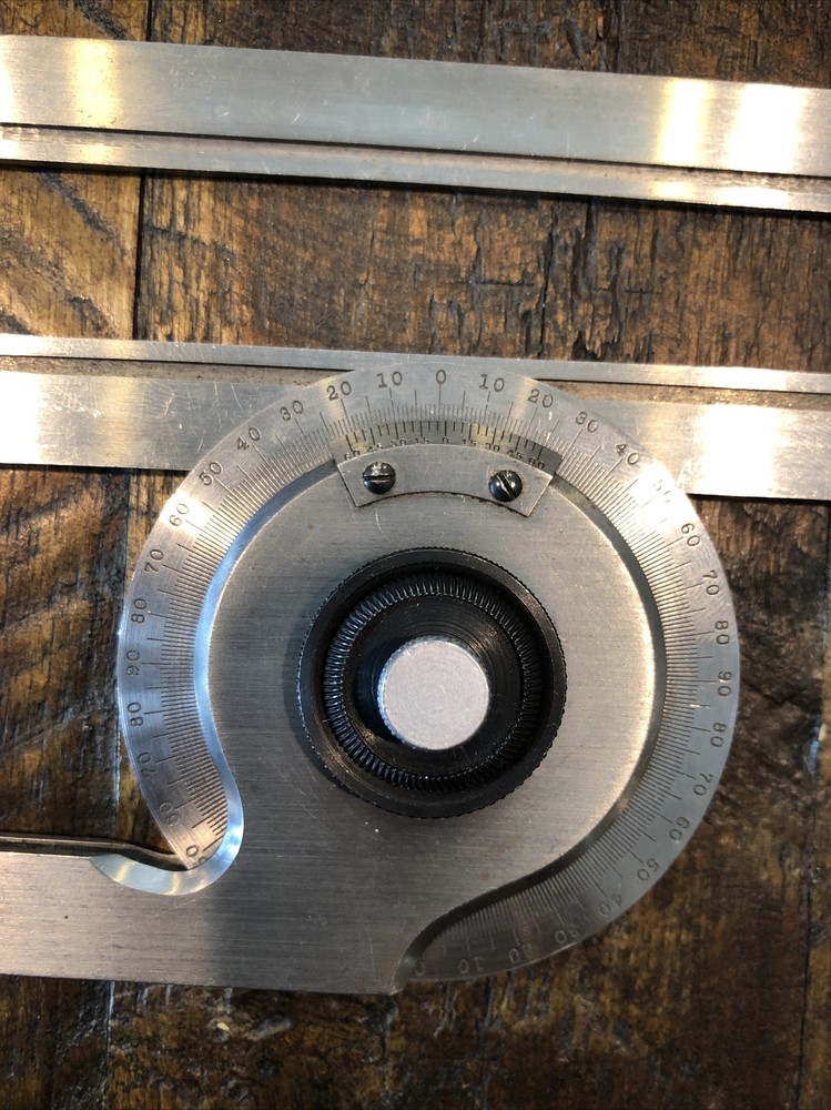 Starrett No. 359 bevel protractor 7 & 12” Blade