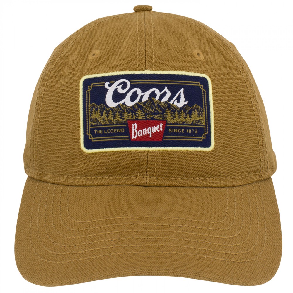 Coors Banquet Tree Line Logo Adjustable Hat Brown