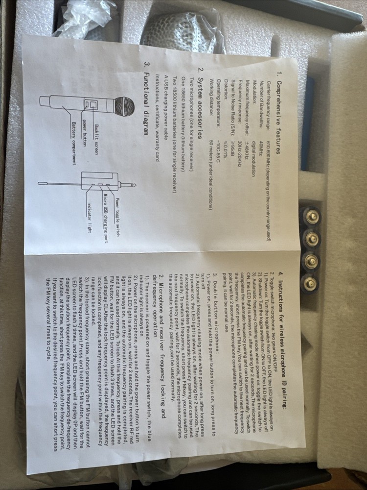 The Wireless Masterpiece Professional Wireless Microphone