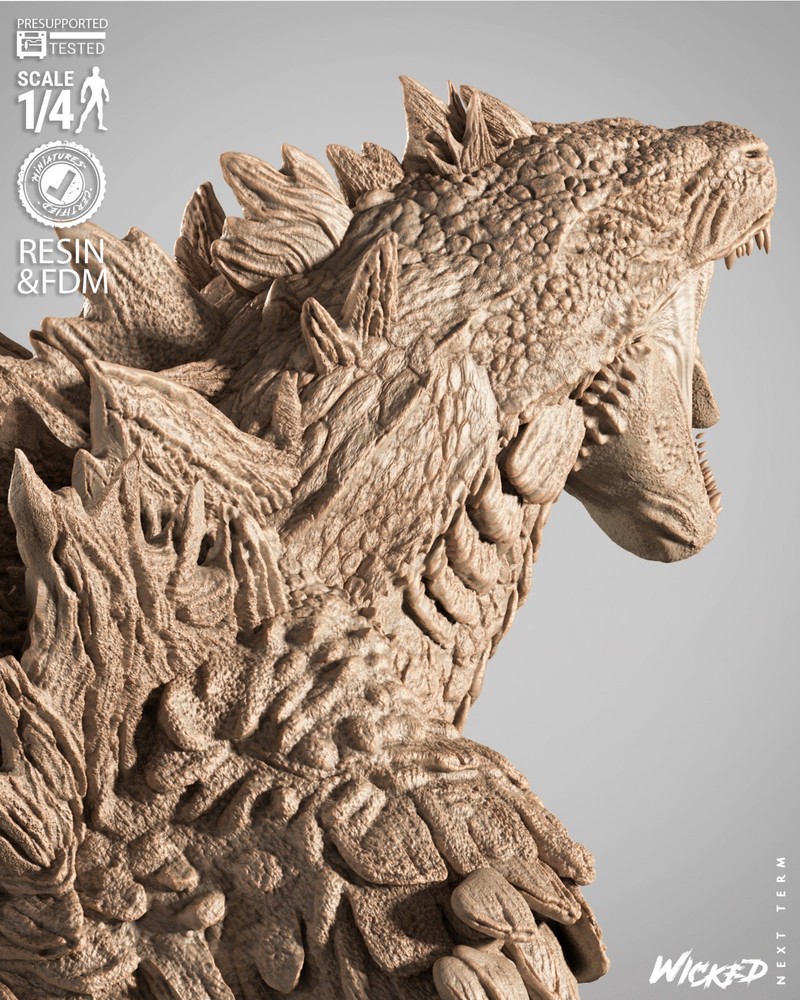 Godzilla Resin Bust Model Kit Unpainted/Unassembled