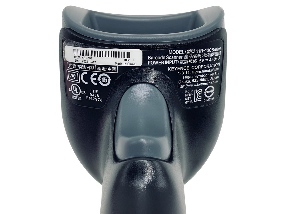 Keyence HR-101 Portable Handheld Barcode Scanner Reader w/USB Cable FULLY TESTED