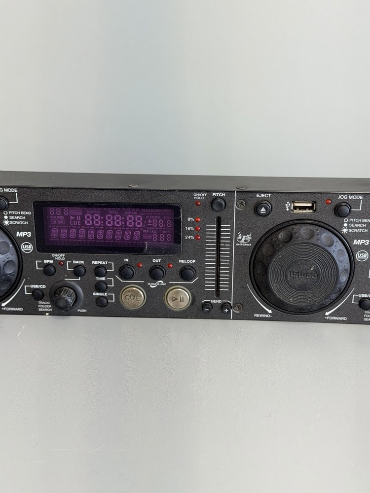 Technical Pro Double CD / Gemini CDMP-2600 Professional DJ Rack Mount *