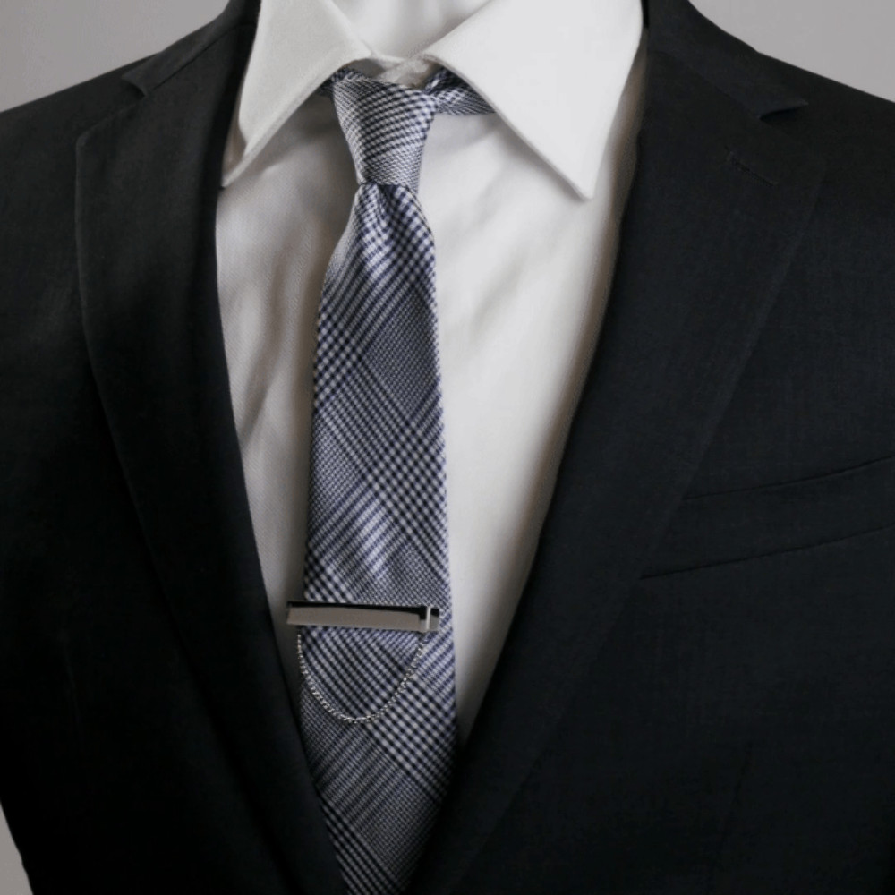 Blue Glen Plaid Silk Tie